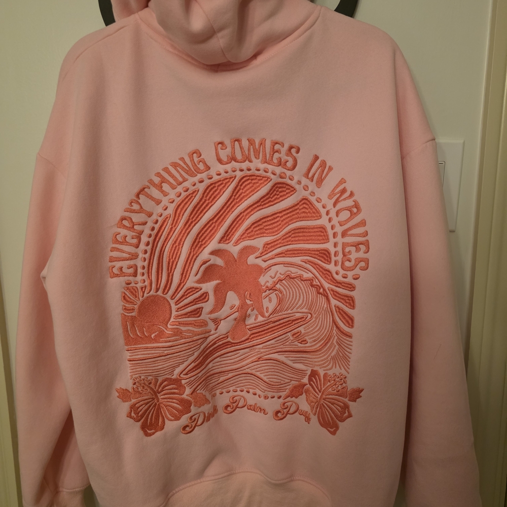 Pink Graphic Hoodie